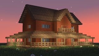 JAK ZBUDOWAĆ ŁADNY DOMEK W MINECRAFT TUTORIAL [upl. by Charmine]