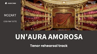 Unaura amorosa Mozart Cosi fan tutte Tenor rehearsal track [upl. by Xena]