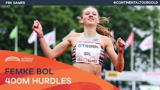 Femke Bol wins in Hengelo  FBK Games Continental Tour Gold [upl. by Heurlin185]