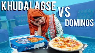 I AM FASTER THAN DOMINOS 😱  Food Challenge [upl. by Aetnahs314]