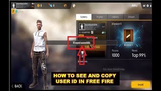 How to See and Copy User ID In Free Fire Game [upl. by Seiber]