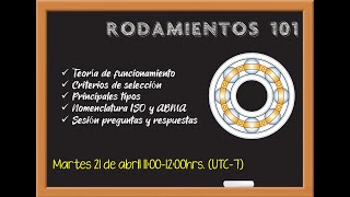 Curso de rodamientos  fundamentos básicos [upl. by Sarazen]