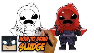 How To Draw SLUDGE  Fortnite Season 11 Skin [upl. by Siroved]