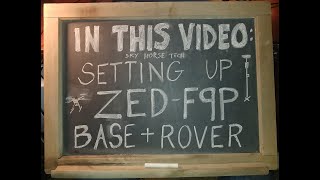 How to setup ZEDF9P RTK Base and Rover [upl. by Assi]