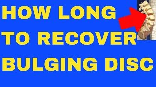 How Long Does A Bulging Disc Take To Heal L4 L5 Disc Bulge Recovery Time  Dr Walter Salubro [upl. by Aimerej]