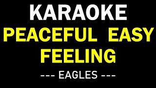 PEACEFUL EASY FEELING  EAGLES KARAOKE MUSIC BOX [upl. by Kessiah759]