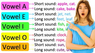 VOWELS amp CONSONANTS  Whats the difference  Learn with examples [upl. by Fredia]