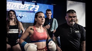 Brutal Female boxing Fight Jasmina Zapoczna vs Stevi Levy Contenders 26 – 60 kg world title [upl. by Mcdowell]