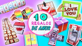 10 REGALOS para TU AMOR  Ideas SAN VALENTÍN  TARJETAS y Regalos Increíbles  Manualidades aPasos [upl. by Leahkim]