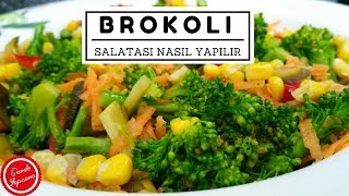 Brokoli Salatası Nasıl YapılırSebzeli Salata Tarifleri [upl. by Neelac]