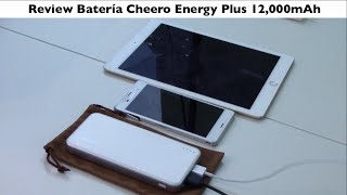 Unboxing Batería Cheero Energy Plus 12000mAh Review [upl. by Lotsyrc971]