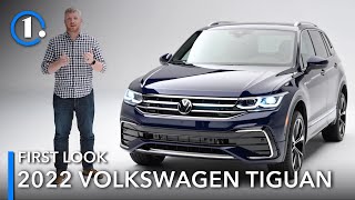 2022 Volkswagen Tiguan First Look UpClose Details [upl. by Bertelli]