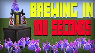 Minecraft 116 Potion Recipes Guide in 100 seconds  Minecraft How to make POTIONS tutorial 2020 [upl. by Summer842]