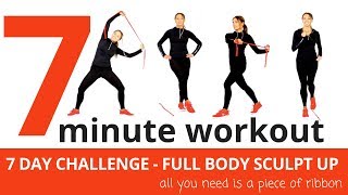 7 MINUTE WORKOUT FULL BODY WORKOUT AT HOME  TONE UP AND BURN CALORIES LUCY WYNDHAM READ [upl. by Marten]