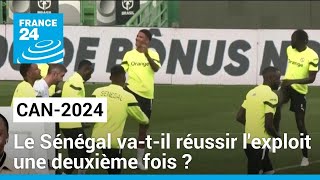 CAN2024  le Sénégal vatil réussir lexploit une deuxième fois  • FRANCE 24 [upl. by Yanehs]