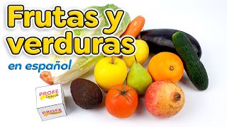 Fruits and vegetables in Spanish Las frutas en español [upl. by Enrichetta]