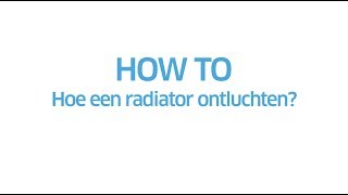 ENGIE  How to hoe een radiator ontluchten [upl. by Heidy]