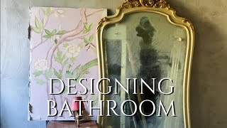 De Gournay inspired BATHROOM RENOVATION [upl. by Fenner699]