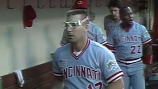 WS1990 Gm3 Sabo hits two homers in Reds victory [upl. by Ybbed]