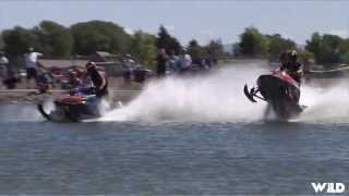 Snowmobile on Water Racing [upl. by Atlanta]