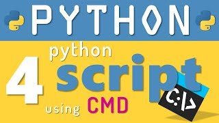 Python tutorial 4 How to Run Python Script using Command prompt by Manish Sharma [upl. by Schwarz371]