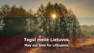 National Anthem of Lithuania  quotTautiška Giesmėquot [upl. by Hutchison]