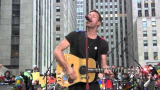 COLDPLAY  Introduction and quotYellowquot  Live in New York City TODAY Show  March 14 2016 HDHQ [upl. by Salis]