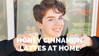 Recipes From A Barista At Home Honey Cinnamon Latte with or without an espresso machine [upl. by Sorips698]