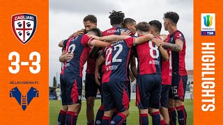 CAGLIARIHELLAS VERONA PRIMAVERA 33 GLI HIGHLIGHTS [upl. by Ellwood]