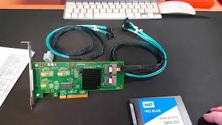 LSI SAS 92118i Host Bus Adapter with RAID [upl. by Anaitsirk]