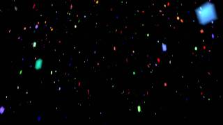 Colorful Confetti  HD Motion Graphics Background Loop [upl. by Oravla]