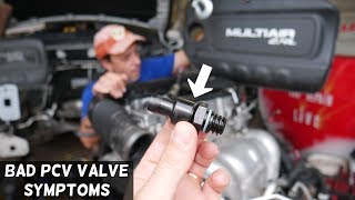 SYMPTOMS OF BAD PCV VALVE JEEP CHEROKEE COMPASS RENEGADE 24 [upl. by Aldric]