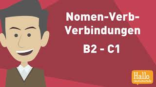 Deutsch lernen B2 C1  NomenVerbVerbindungen  Wortschatz [upl. by Nov545]