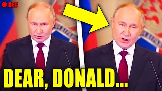 WATCH PUTIN ISSUE TERRIFYING WARNING TO TRUMP [upl. by Kendy]