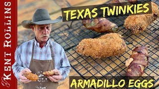 Jalapeno Poppers 2 Ways  Texas Twinkies and Armadillo Eggs [upl. by Nahamas]