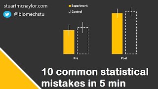 Ten Statistical Mistakes in 5 Min [upl. by Morgan262]