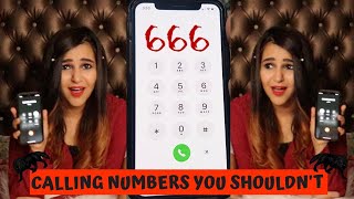 Calling SCARY Numbers You Should Never Call at 12 AM [upl. by Tome]