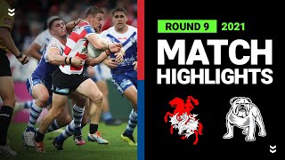 Dragons v Bulldogs Match Highlights  Round 9 2021  Telstra Premiership  NRL [upl. by Aelram710]