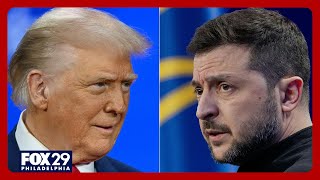 Trump hosts Ukrainian President Volodymyr Zelensky at White House  FULL MEETING [upl. by Jewell805]