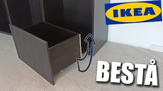 IKEA BESTA  drawer assembly  montage et installation tiroir [upl. by Joane]