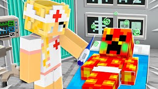 Saving BABY YOUTUBERS in Minecraft as a Nurse [upl. by Pris700]