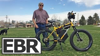 Tricked Out Fat Tire Ebike with Loads of Accessories [upl. by Sykleb]