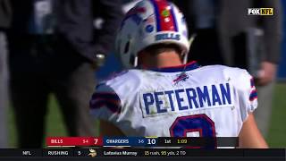 Nathan Peterman Throws 5 INTs in First Half of First NFL Start  Bills vs Chargers  NFL Wk 11 [upl. by Rhianna]