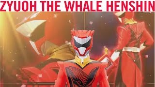 Zyuohger  Zyuoh Whale henshin  Super Sentai [upl. by Nilahs]