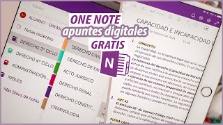 APUNTES DIGITALES EN ONE NOTE  CÓMO USARLA Paso a Paso [upl. by Teagan]