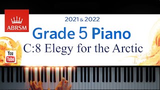 ABRSM 20212022 Grade 5 C8  Elegy for the Arctic  Ludovico Einaudi Piano exam piece [upl. by Airamana]