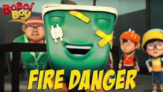 BoBoiBoy English S3EP16  Fire Danger [upl. by Akkim720]