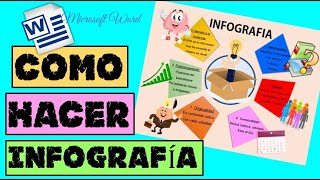 CÓMO HACER UNA INFOGRAFÍA EN WORD ✅ EN 5 MINUTOS✨ [upl. by Sansen]