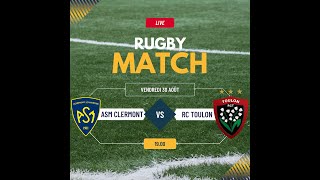 Rugby  ASM ClermontRC Toulon [upl. by Lleda]