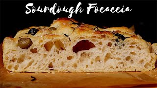 Focaccia Sourdough Recipe [upl. by Trebled]